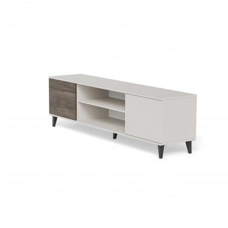 Szafka RTV Random II z kominkiem | Halmar 180x40cm