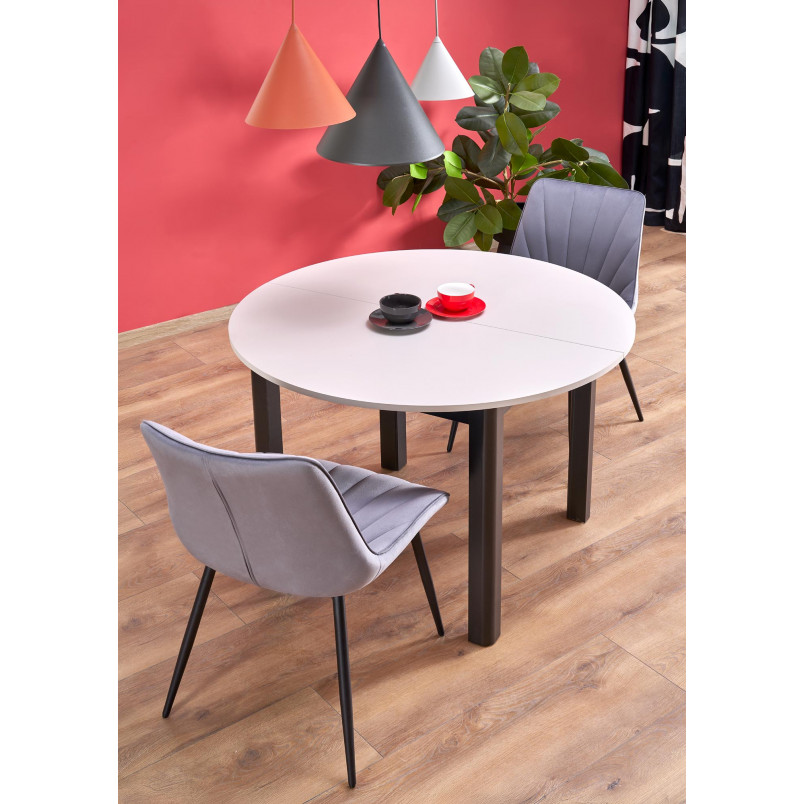 Stół okrągły rozkładany Ringo | Halmar | 102cm | Kaszmir/Czarny