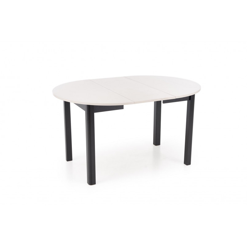 Stół okrągły rozkładany Ringo | Halmar | 102cm | Kaszmir/Czarny
