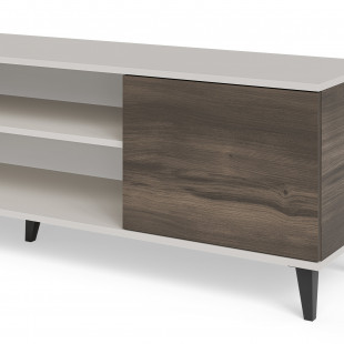 Szafka RTV Random II z kominkiem | Halmar 180x40cm