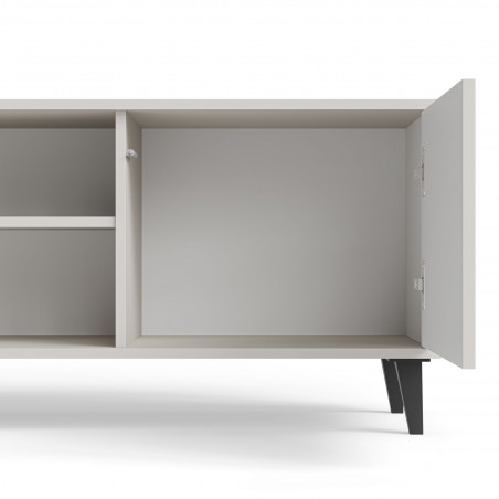 Szafka RTV Random II z kominkiem | Halmar 180x40cm