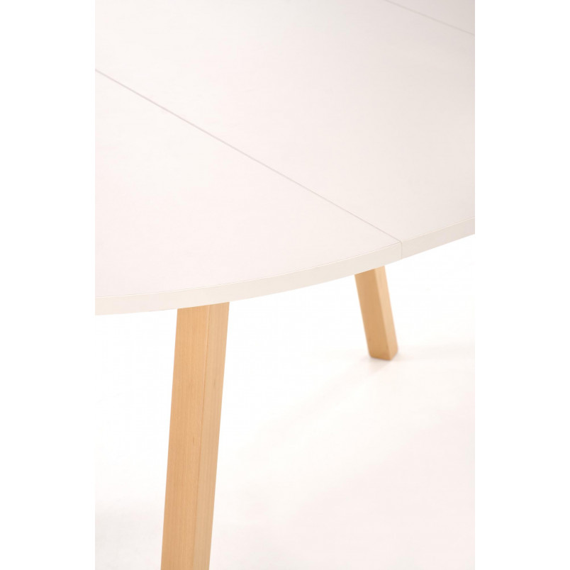 Stół rozkładany okrągły Ruben Halmar | 102cm, kaszmir