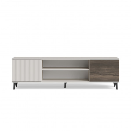 Szafka RTV Random II z kominkiem | Halmar 180x40cm