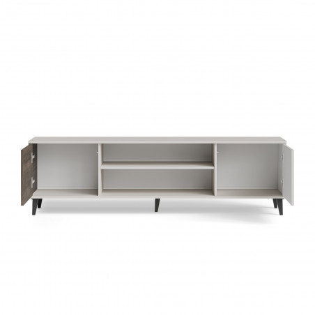 Szafka RTV Random II z kominkiem | Halmar 180x40cm