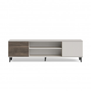 Szafka RTV Random II z kominkiem | Halmar 180x40cm