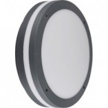 Piave LED - Plafon zewnętrzny okrągły antracyt | Trio