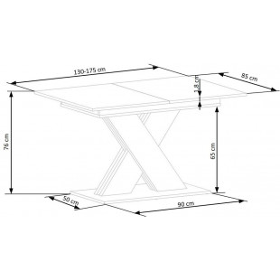 Stół rozkładany Halmar Xarelto | 130-175x85cm | Kupi online