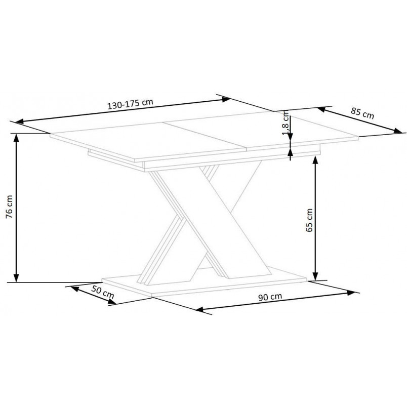 Stół rozkładany Halmar Xarelto | 130-175x85cm | Kupi online
