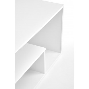 Stolik Iv biały Halmar z półką | 90x51cm - Sklep meblowy