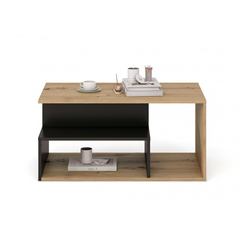 Stolik Iv Halmar: Stylowy design, praktyczna półka | 90x51cm