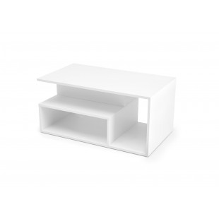 Stolik Iv biały Halmar z półką | 90x51cm - Sklep meblowy