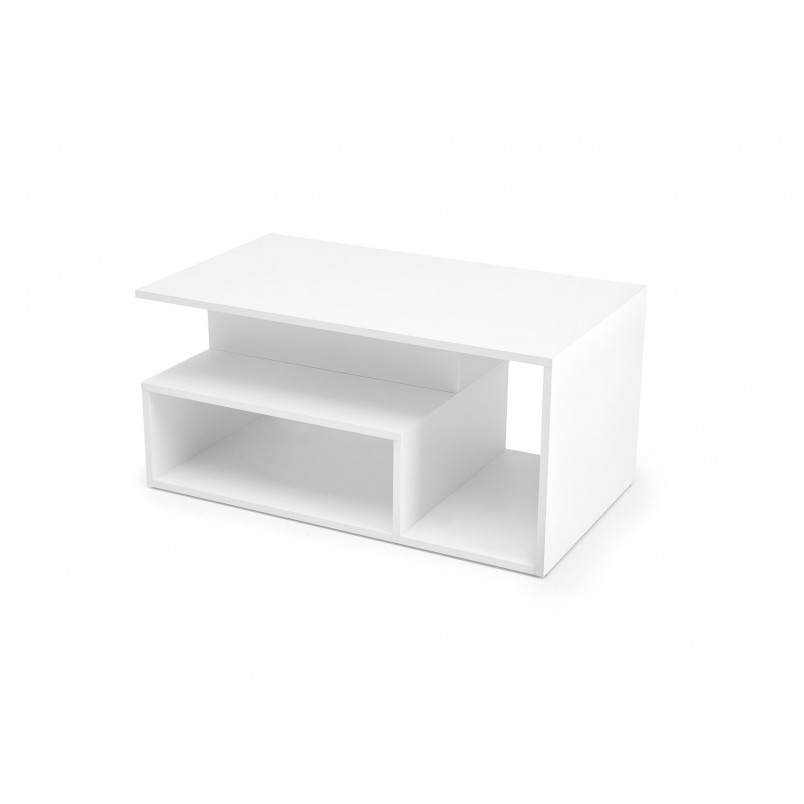 Stolik Iv biały Halmar z półką | 90x51cm - Sklep meblowy