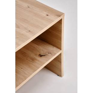 Stolik Murcia Halmar | 100x55cm | Dąb Artisan / Czarny
