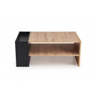 Stolik Murcia Halmar | 100x55cm | Dąb Artisan / Czarny