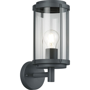 Kinkiet zewnętrzny Tanaro Trio | Lampa antracytowa IP44