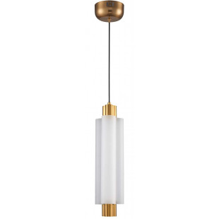 Lampa wisząca glamour Osmo LED - biało-złota | Step Into Design