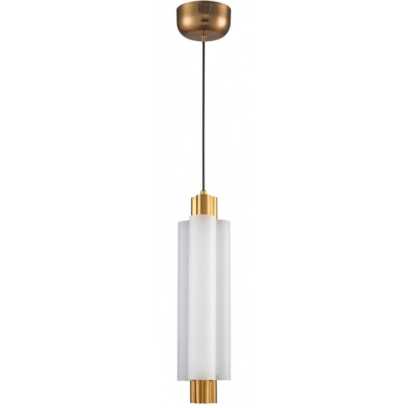 Lampa wisząca glamour Osmo LED - biało-złota | Step Into Design