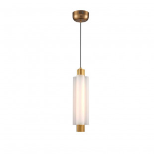 Lampa wisząca glamour Osmo LED - biało-złota | Step Into Design