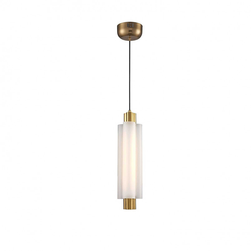 Lampa wisząca glamour Osmo LED - biało-złota | Step Into Design