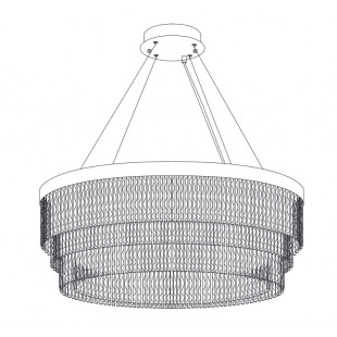 Żyrandol Kryształowy Gloria LED 60cm - Step Into Design