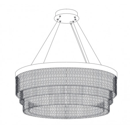 Żyrandol Kryształowy Gloria LED 60cm - Step Into Design