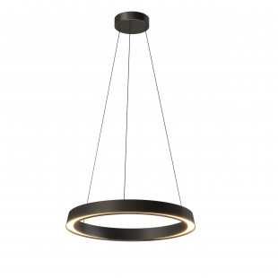 Lampa Wisząca Ring Garta LED 50cm Czarna Yaskr | Nowoczesne Oświetlenie