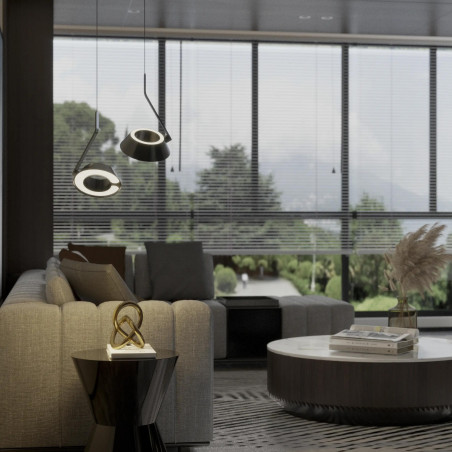 Lampa wisząca LED Garta - Nowoczesny design Yaskr | Czarny