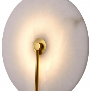 Kinkiet Cyntia LED | Marmur, Biało-Złoty | Yaskr