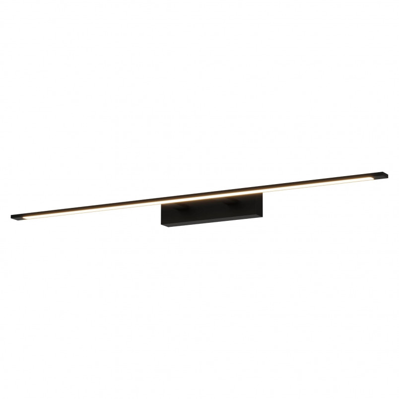 Kinkiet Łazienkowy LED Yaskr | Czarny Mat | 96cm