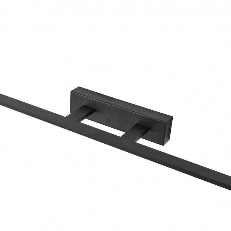 Kinkiet Łazienkowy LED Yaskr | Czarny Mat | 96cm