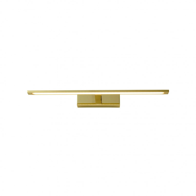 Kinkiet Łazienkowy Yaskr Złoty LED | Elgidia 62cm
