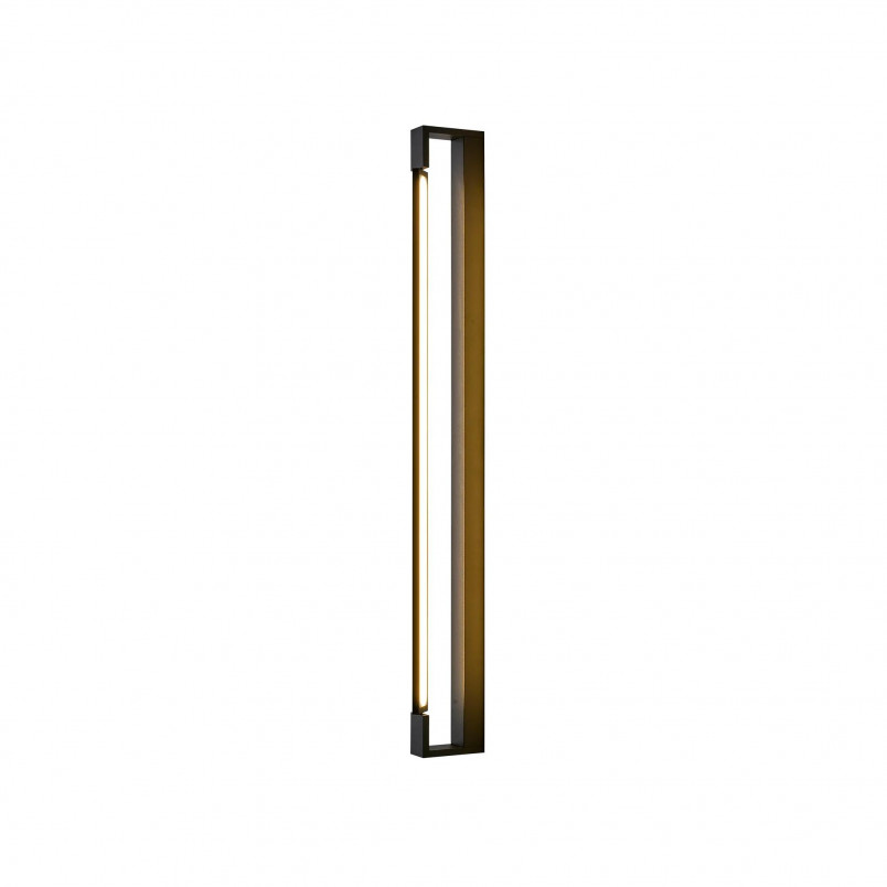 Kinkiet LED do łazni Yaskr Flexia | Czarny mat, 90cm