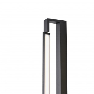 Kinkiet LED do łazni Yaskr Flexia | Czarny mat, 90cm