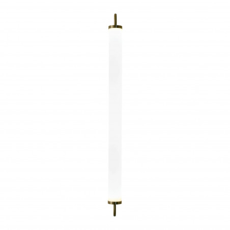 Kinkiet łazienkowy LED Yaskr - Złoty mosiądz, 76,5cm