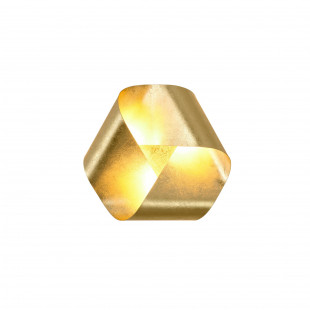 Kinkiet LED Orchidia Złoty Yaskr | Oświetlenie Art Deco