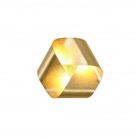Kinkiet LED Orchidia Złoty Yaskr | Oświetlenie Art Deco