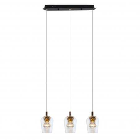 Lampa Wisząca Glamour Tasa LED Yaskr | Różowe Złoto