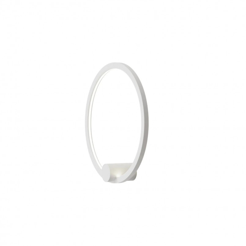 Kinkiet Ringa LED biały Yaskr | Nowoczesny design, idealny do łazni
