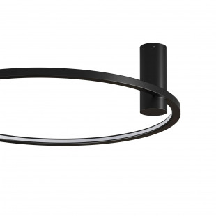 Plafon LED Ringa 60cm Czarny Yaskr | Nowoczesne Oświetlenie