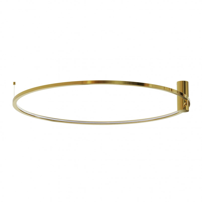 Plafon LED Ringa 90cm Złoty Yaskr - Nowoczesne Oświetlenie