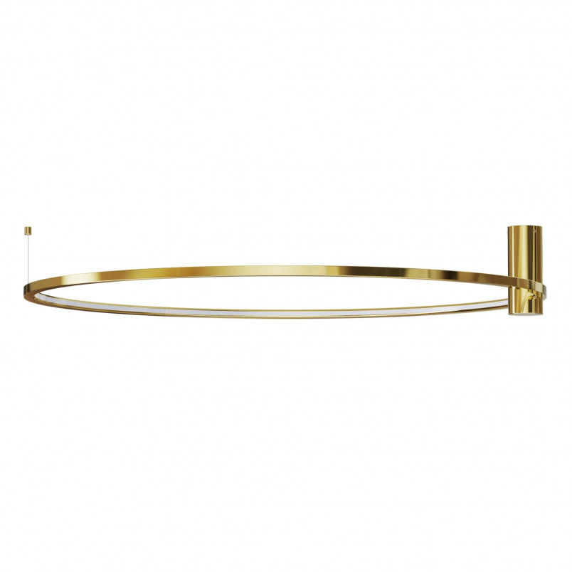 Plafon LED Ringa 90cm Złoty Yaskr - Nowoczesne Oświetlenie