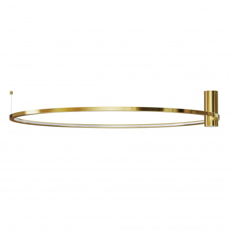 Plafon LED Ringa 90cm Złoty Yaskr - Nowoczesne Oświetlenie