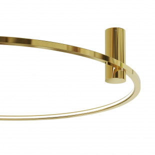 Plafon LED Ringa 90cm Złoty Yaskr - Nowoczesne Oświetlenie