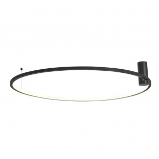 Plafon LED Ringa 90cm Czarny | Yaskr - Nowoczesne Oświetlenie