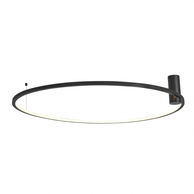 Plafon LED Ringa 90cm Czarny | Yaskr - Nowoczesne Oświetlenie