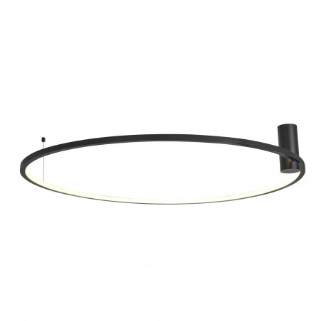 Plafon LED Ringa 90cm Czarny | Yaskr - Nowoczesne Oświetlenie