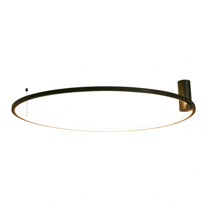 Plafon LED Ringa 90cm Czarny | Yaskr - Nowoczesne Oświetlenie