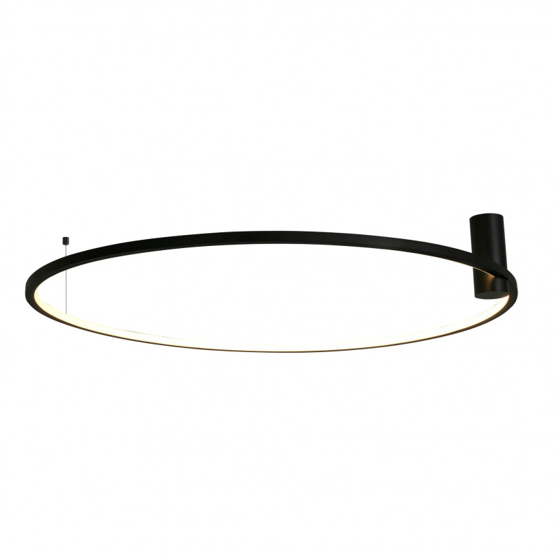 Plafon LED Ringa 90cm Czarny | Yaskr - Nowoczesne Oświetlenie