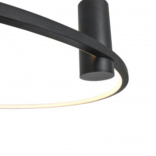 Plafon LED Ringa 90cm Czarny | Yaskr - Nowoczesne Oświetlenie