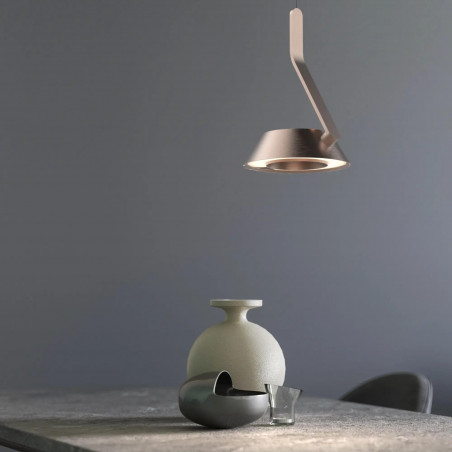 Lampa wisząca LED Garta - różowe złoto Yaskr | Nowoczesny design